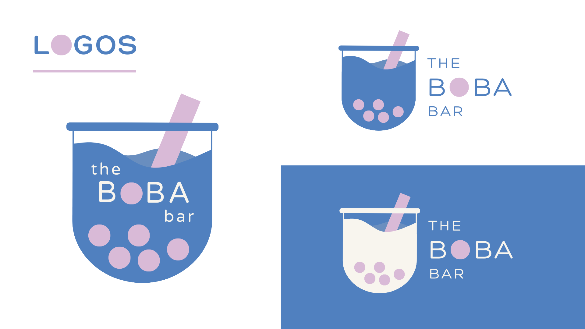 Boba Bar Logos