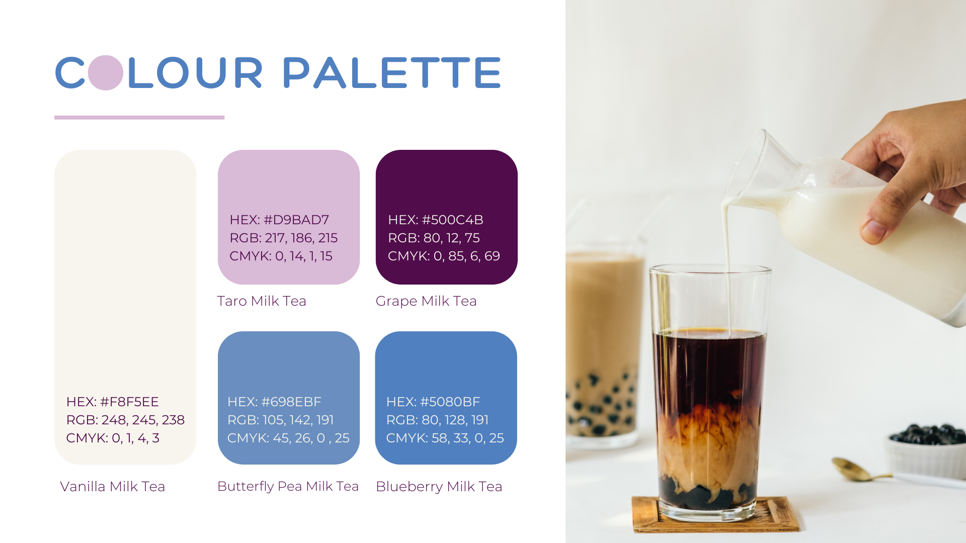 Boba Bar Colour Palette