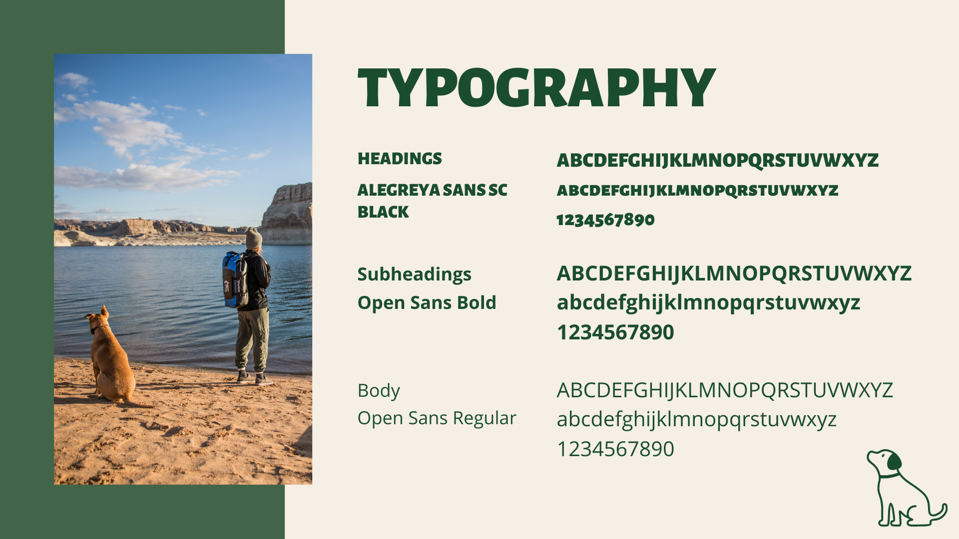 Campsite Companions Typography