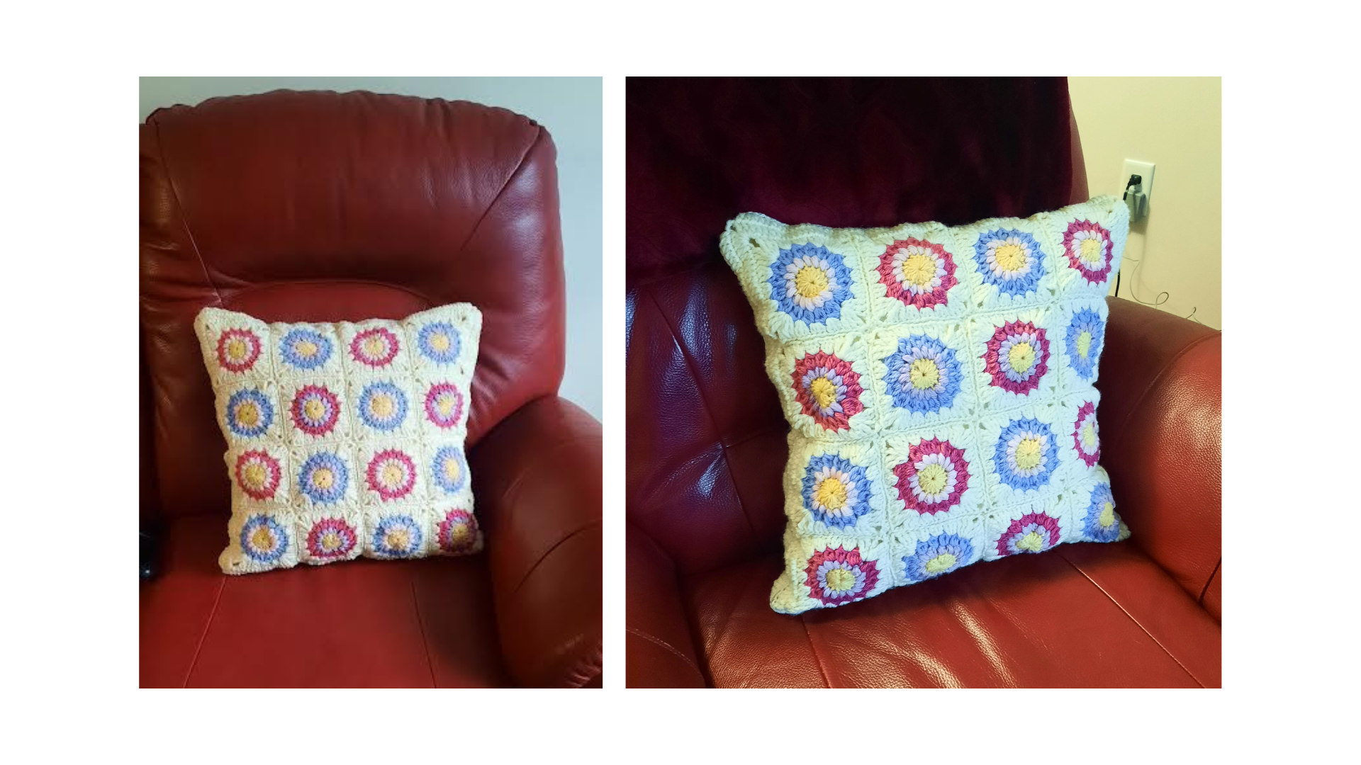 Granny Sqaure Pillowcase